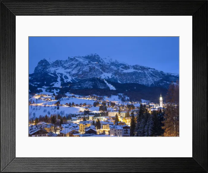 Framed Print : Italy, Veneto, Belluno district, Boite Valley, view of Cortina d Ampezzo Framed Print : Italy, Veneto, Belluno district, Boite Valley, view of Cortina d Ampezzo