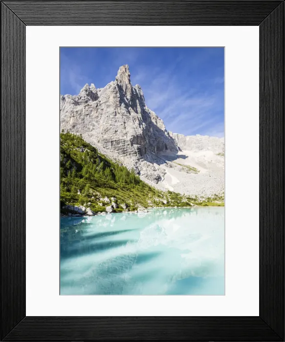 Framed Print : Italy, Veneto, Belluno district, Cortina d Ampezzo, Sorapis group with Dito di Dio peak Framed Print : Italy, Veneto, Belluno district, Cortina d Ampezzo, Sorapis group with Dito di Dio peak