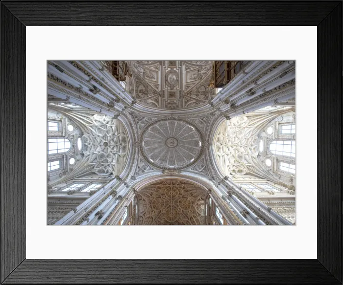 Framed Print : Central Dome of Mosque‚ Cathedral of Cordoba, Cordoba district, Andalusia, Spain Framed Print : Central Dome of Mosque‚ Cathedral of Cordoba, Cordoba district, Andalusia, Spain