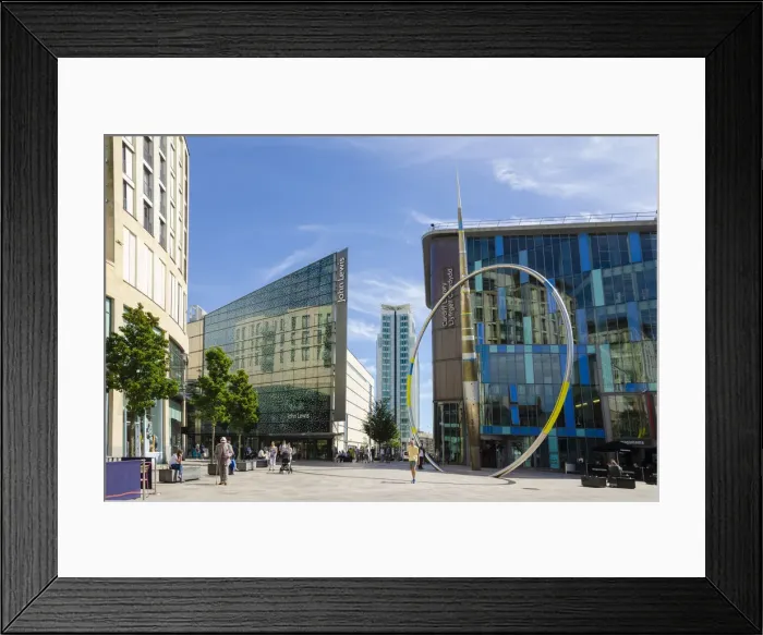 Framed Print : Cardiff city center, Cardiff, wales, uk Framed Print : Cardiff city center, Cardiff, wales, uk