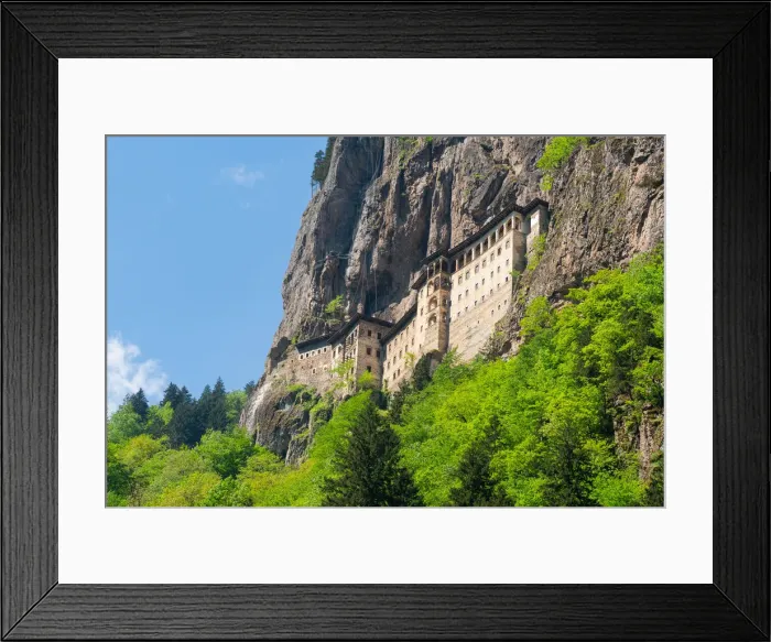 Framed Print : Sumela monastery inside the wall of the mountain. Trabzon, Macka district, Turkey Framed Print : Sumela monastery inside the wall of the mountain. Trabzon, Macka district, Turkey