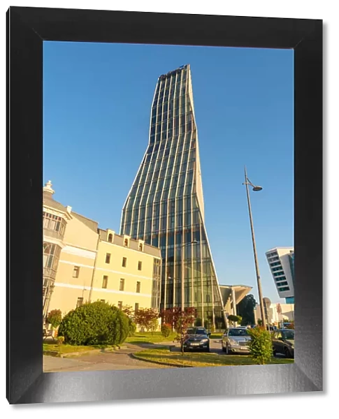 One of the modern tower in the skyline of Batumi. Batumi, Agiara region, Georgia
