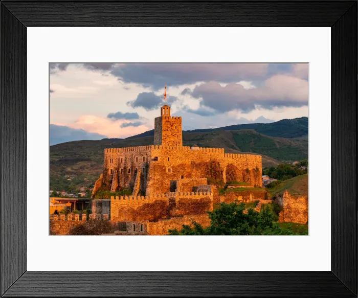 Framed Print : Sunsetscape of the medioeval Rabati castle. Akhaltsikhe, samtskhe-javakheti region Framed Print : Sunsetscape of the medioeval Rabati castle. Akhaltsikhe, samtskhe-javakheti region
