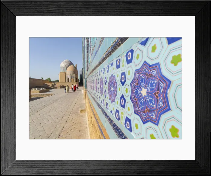 Framed Print : Shah i Zinda mausoleum complex in Sammarcanda. Samarkand, Uzbekistan, Central Asia Framed Print : Shah i Zinda mausoleum complex in Sammarcanda. Samarkand, Uzbekistan, Central Asia