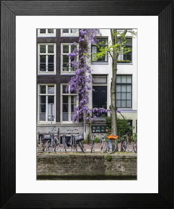 Framed Print : The Grachtengordel area in the Historical center of Amsterdam
