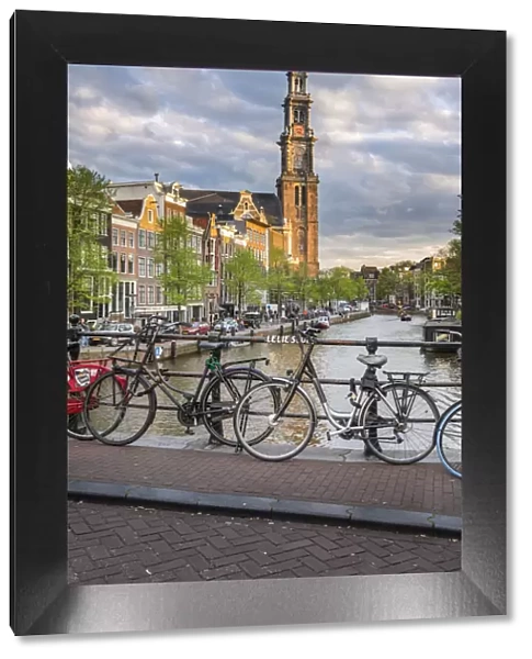 The Westerkerk (Western Church) in the Grachtengordel area of Amsterdam (North Holland