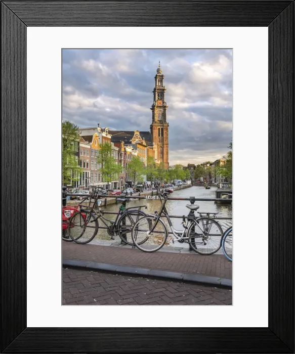Framed Print : The Westerkerk (Western Church) in the Grachtengordel area of Amsterdam (North Holland Framed Print : The Westerkerk (Western Church) in the Grachtengordel area of Amsterdam (North Holland