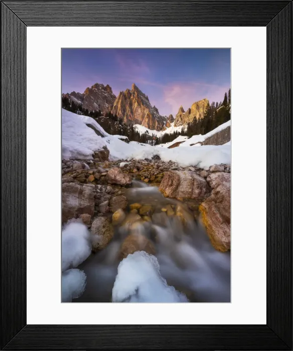 Framed Print : Monte Cristallo and Piz Popena at sunset, Belluno, Veneto, Italy, Western Europe Framed Print : Monte Cristallo and Piz Popena at sunset, Belluno, Veneto, Italy, Western Europe