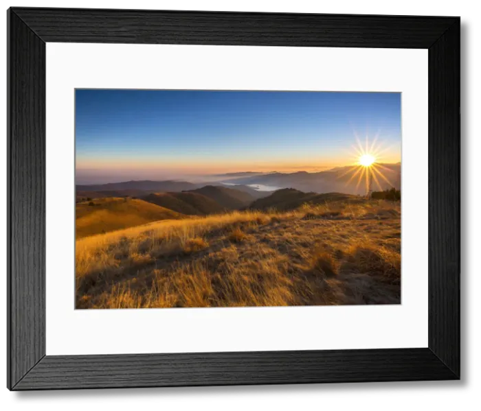 Framed Print : A view of Orta lake from Mottarone at sunset, Novara, Verbano Cusio Ossola, Piedmont Framed Print : A view of Orta lake from Mottarone at sunset, Novara, Verbano Cusio Ossola, Piedmont
