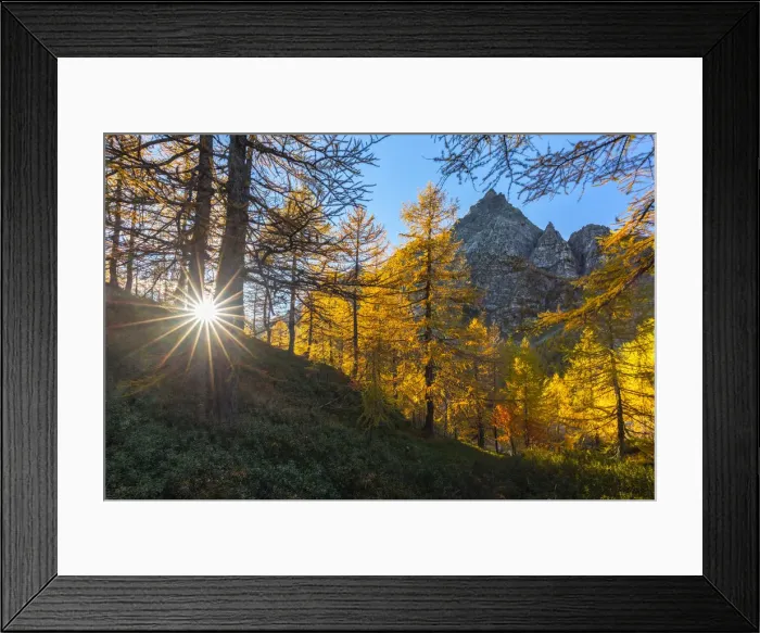 Framed Print : La Rossa at sunset during autumn, Parco Naturale dell Alpe Veglia e dell Framed Print : La Rossa at sunset during autumn, Parco Naturale dell Alpe Veglia e dell