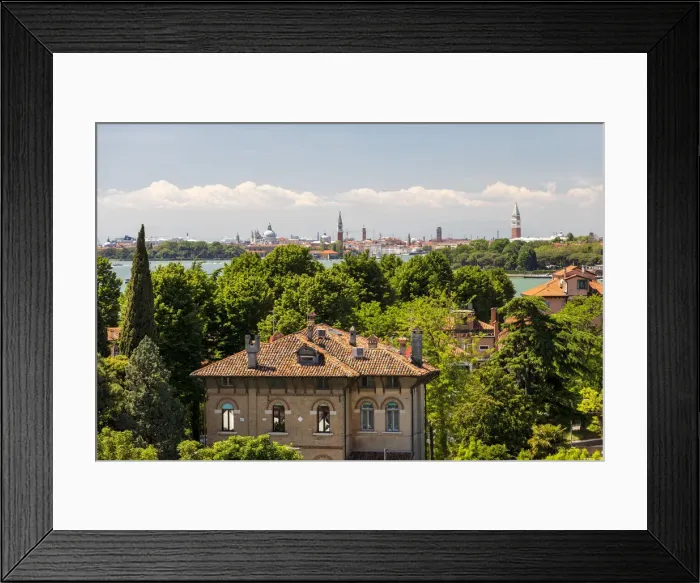Framed Print : View towards Venice from Lido. Venice, Veneto, Italy Framed Print : View towards Venice from Lido. Venice, Veneto, Italy