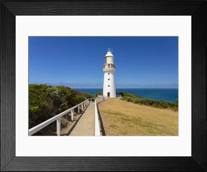 Framed Print : Cape Otway Lightstation, Great Otway National Park, Great Ocean Road, Victoria, Australia