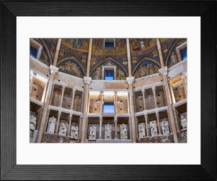 Framed Print : Parma Baptistery. Emilia Romagna, Italy