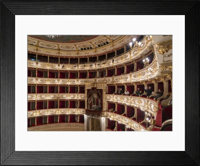 Framed Print : Tourists admiring the Interior of Teatro Regio. Parma, Emilia Romagna, Italy Framed Print : Tourists admiring the Interior of Teatro Regio. Parma, Emilia Romagna, Italy