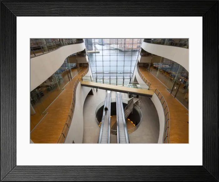 Framed Print : Denmark, Copenhagen, Black Diamond library Framed Print : Denmark, Copenhagen, Black Diamond library