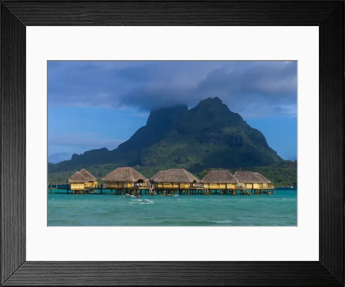 Framed Print : Pearl Beach Resort, Bora-Bora, French Polynesia Framed Print : Pearl Beach Resort, Bora-Bora, French Polynesia