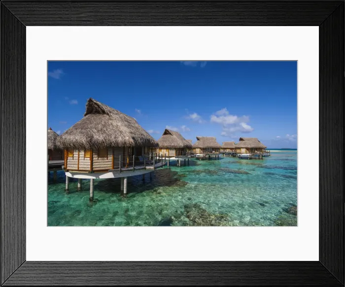 Framed Print : Pearl Beach Resort, Tikehau, Tuamotu Archipelago, French Polynesia Framed Print : Pearl Beach Resort, Tikehau, Tuamotu Archipelago, French Polynesia
