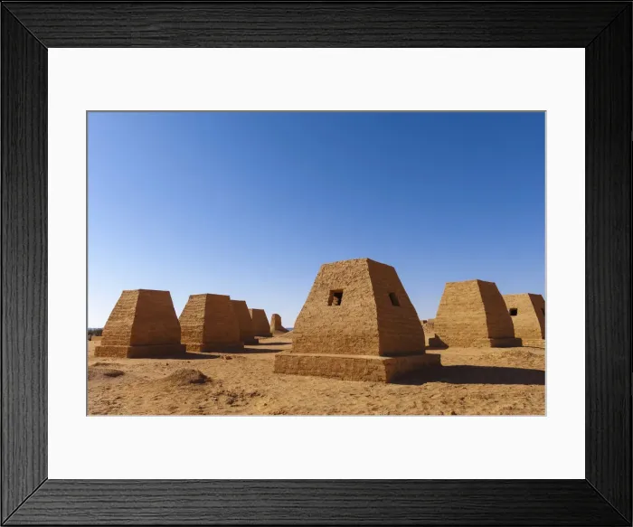 Framed Print : The Tombs of Garamantes, Jarma (Germa), Fezzan, Libya Framed Print : The Tombs of Garamantes, Jarma (Germa), Fezzan, Libya