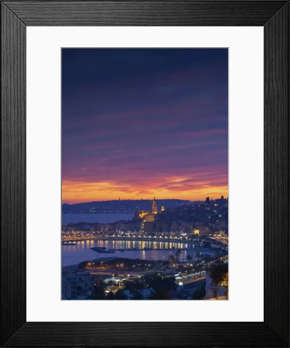 Framed Print : Menton, Cote d Azur, France Framed Print : Menton, Cote d Azur, France