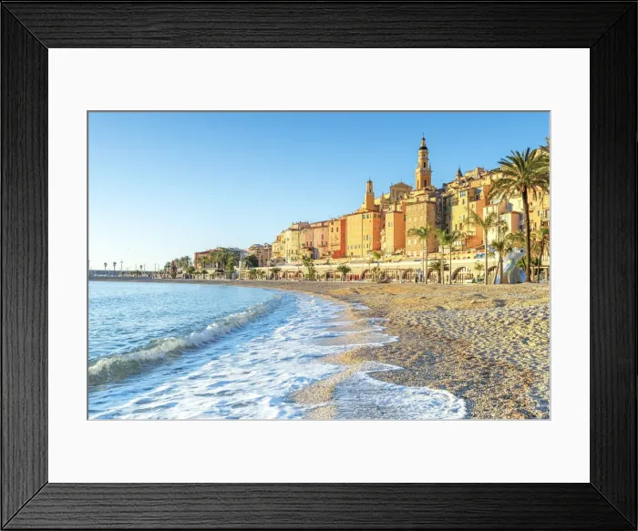 Framed Print : France, Provence Alpes Cote D Azur, Menton