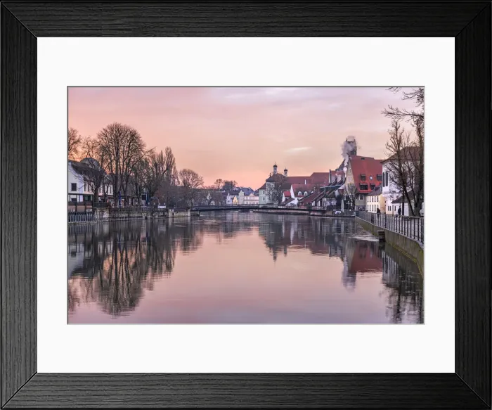 Framed Print : Landshut at sunrise Europe, Germany, Bavaria, Landshut Framed Print : Landshut at sunrise Europe, Germany, Bavaria, Landshut