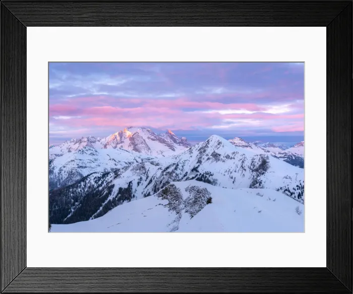 Framed Print : Sunrise on the Dolimites. Europe, Italy, Veneto, Giau pass, Belluno province Framed Print : Sunrise on the Dolimites. Europe, Italy, Veneto, Giau pass, Belluno province