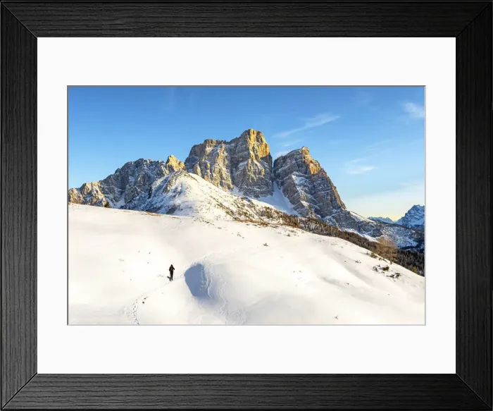 Framed Print : Pelmo mountain at sunset. Europe, Italy, Veneto, Belluno province Framed Print : Pelmo mountain at sunset. Europe, Italy, Veneto, Belluno province
