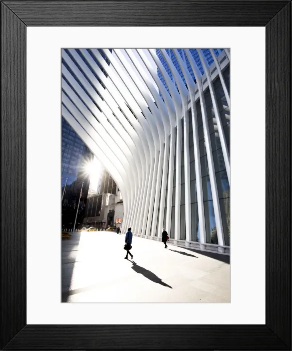 Framed Print : External view of Oculus - part of World Trade Center. Manhattan, New York, USA Framed Print : External view of Oculus - part of World Trade Center. Manhattan, New York, USA