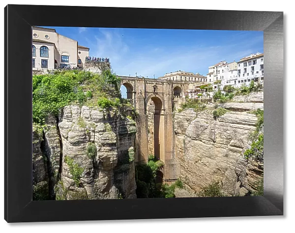 The village of Ronda, one of the most famous white villages of Andalusia