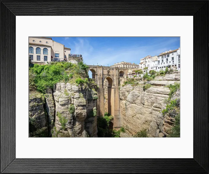 Framed Print : The village of Ronda, one of the most famous white villages of Andalusia Framed Print : The village of Ronda, one of the most famous white villages of Andalusia
