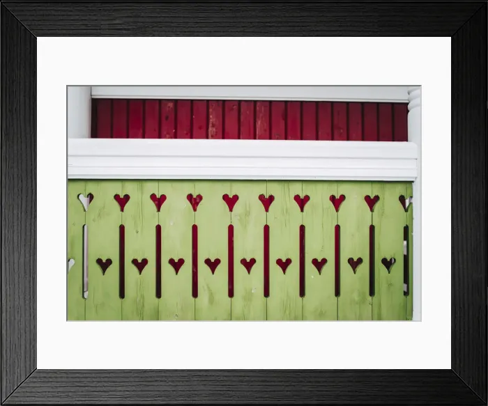 Framed Print : Details of leknes Church, Leknes, Lofoten Islands, Nordland, Norway