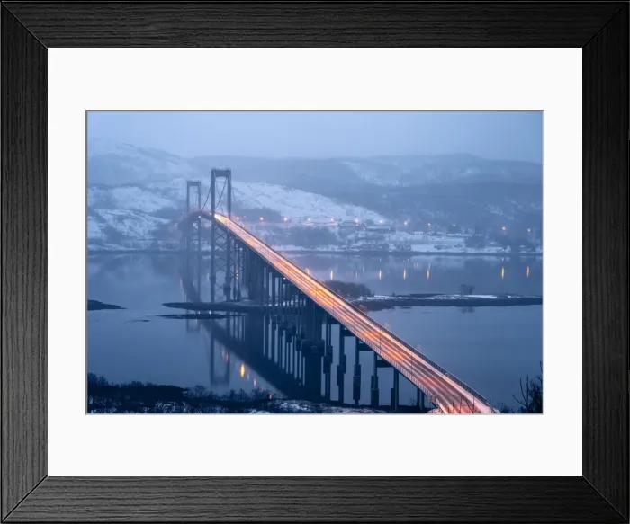Framed Print : A bridge near Narvik, Lofoten Islands, Nordland, Norway Framed Print : A bridge near Narvik, Lofoten Islands, Nordland, Norway