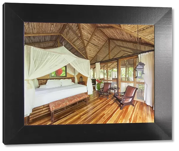 Pacuare river Eco lodge room interior, Costa Rica, Central America