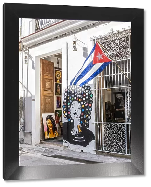 A music store in La Habana Vieja (Old Town), Havana, Cuba