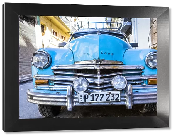 Classic car in La Habana Vieja (Old Town), Havana, Cuba