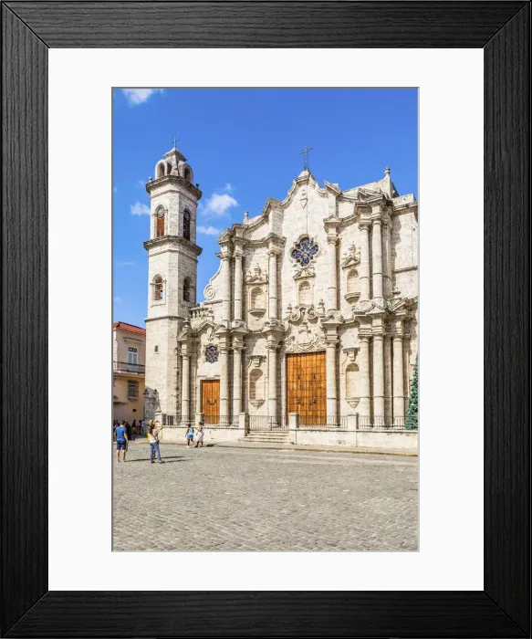 Framed Print : Catedral de San Cristobal (otherwise known as Havana Cathedral), La Habana Vieja, Havana
