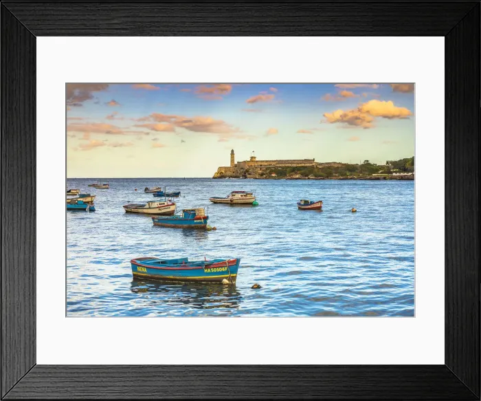 Framed Print : Castillo De Los Tres Reyes Del Morro (otherwise known as El Morro), La Habana Province