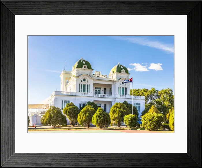 Framed Print : Playa del Yacht Club, Cienfuegos, Cienfuegos Province, Cuba
