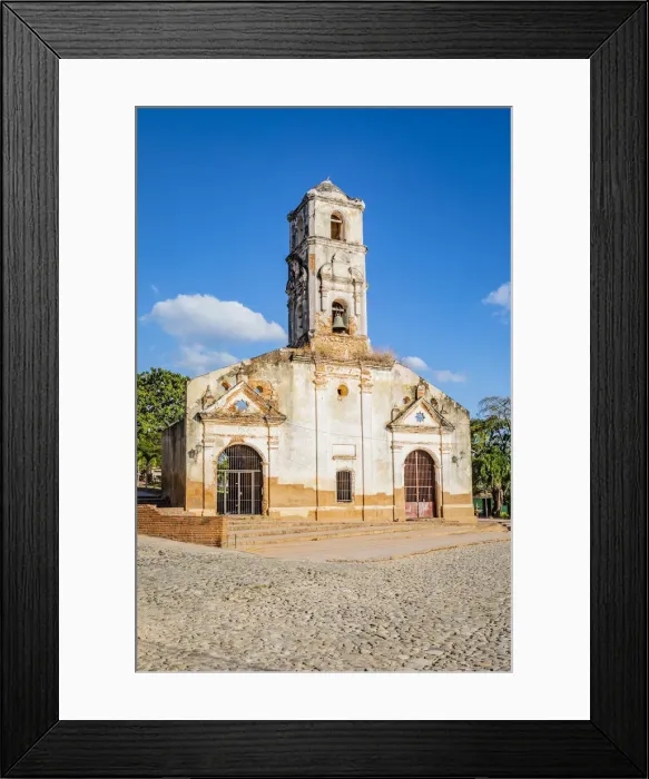 Framed Print : Iglesia de Santa Ana in Trinidad, Sancti Spiritus, Cuba