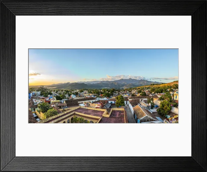 Framed Print : Elevated view of Trinidad, Sancti Spiritus, Cuba Framed Print : Elevated view of Trinidad, Sancti Spiritus, Cuba