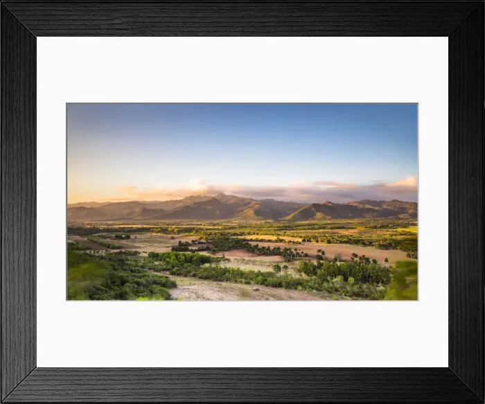 Framed Print : Escambray Mountains and Trinidad valleys at sunset, Sancti Spritus, Cuba Framed Print : Escambray Mountains and Trinidad valleys at sunset, Sancti Spritus, Cuba