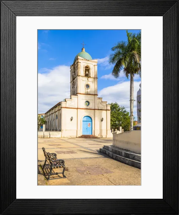 Framed Print : Iglesia del Sagrado Corazon de Jesus (otherwise known as Vinales Church