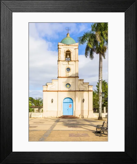 Framed Print : Iglesia del Sagrado Corazon de Jesus (otherwise known as Vinales Church Framed Print : Iglesia del Sagrado Corazon de Jesus (otherwise known as Vinales Church