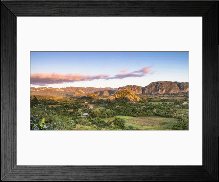 Framed Print : Vinales Valley at sunrise, Pinar del Rio Province, Cuba Framed Print : Vinales Valley at sunrise, Pinar del Rio Province, Cuba