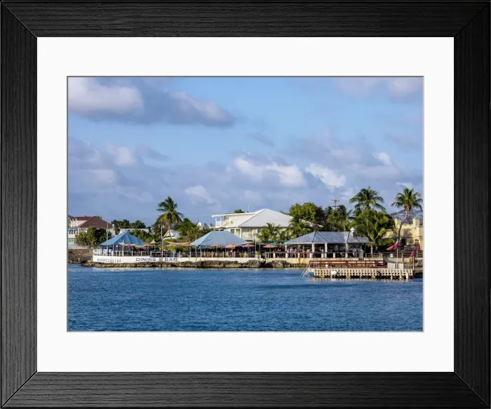 Framed Print : Coast of George Town, Grand Cayman, Cayman Islands Framed Print : Coast of George Town, Grand Cayman, Cayman Islands