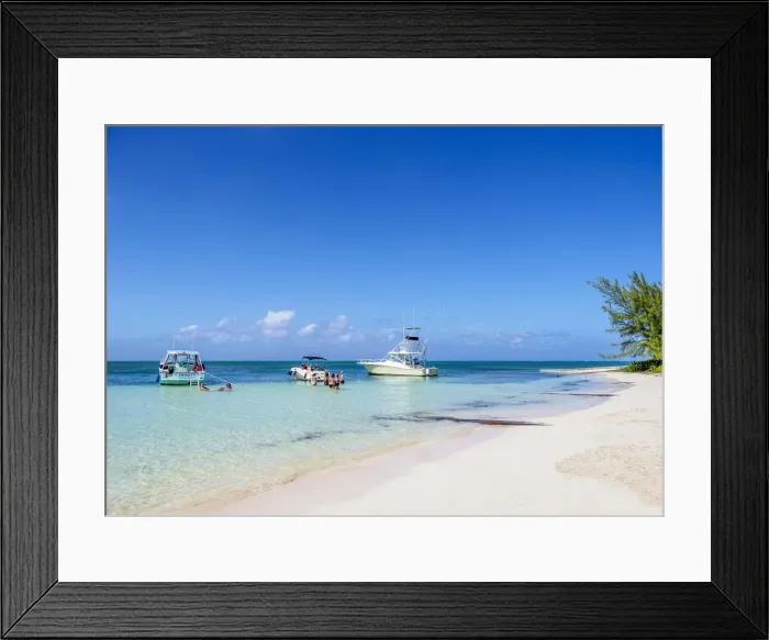 Framed Print : Starfish Point Beach, North Side, Grand Cayman, Cayman Islands