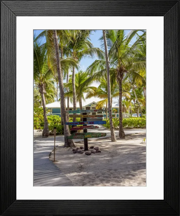 Framed Print : Rum Point, North Side, Grand Cayman, Cayman Islands