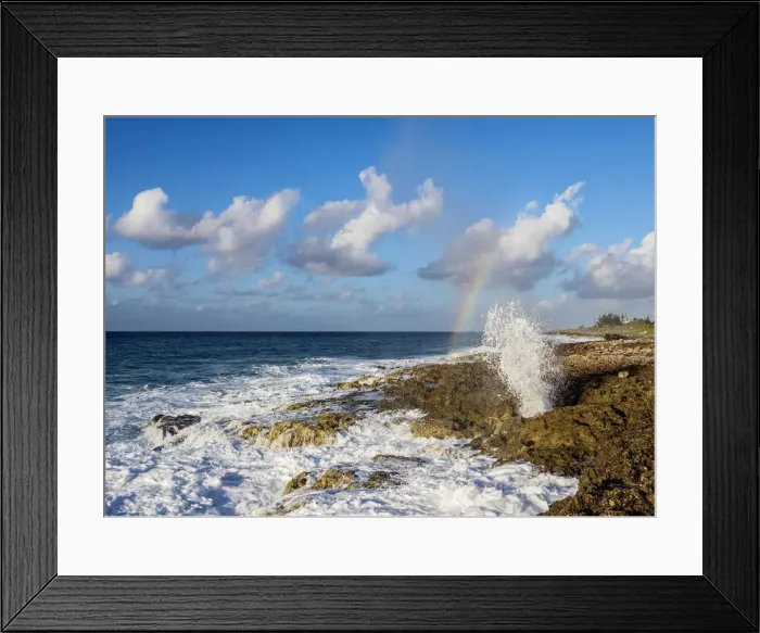 Framed Print : The Blowholes, East End, Grand Cayman, Cayman Islands Framed Print : The Blowholes, East End, Grand Cayman, Cayman Islands