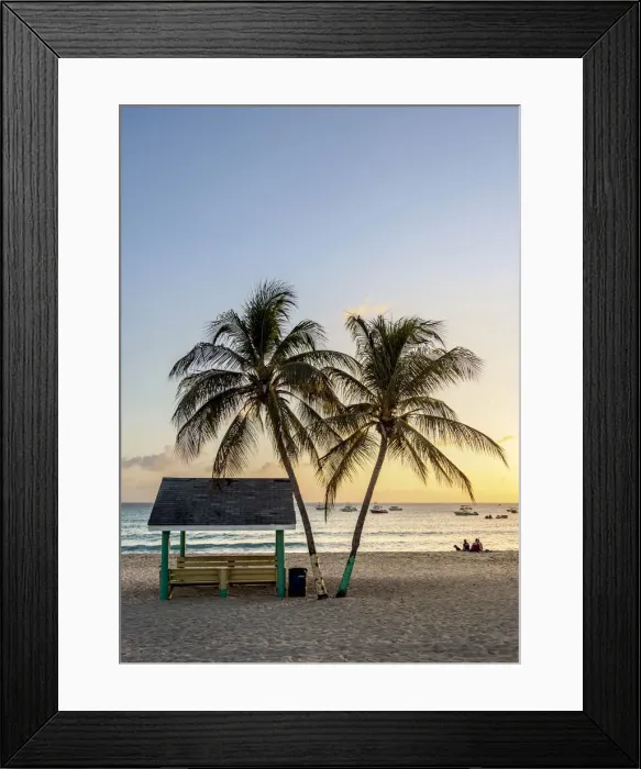Framed Print : Seven Mile Beach at sunset, West Bay, Grand Cayman, Cayman Islands Framed Print : Seven Mile Beach at sunset, West Bay, Grand Cayman, Cayman Islands
