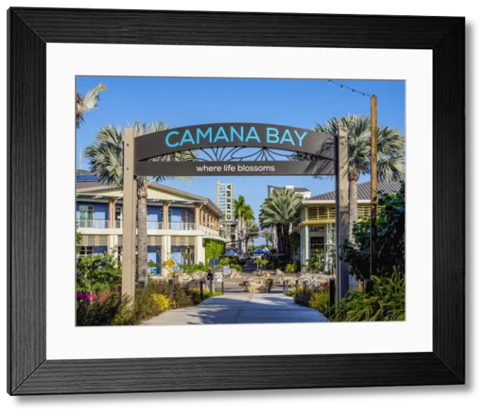 Framed Print : Camana Bay, George Town, Grand Cayman, Cayman Islands Framed Print : Camana Bay, George Town, Grand Cayman, Cayman Islands